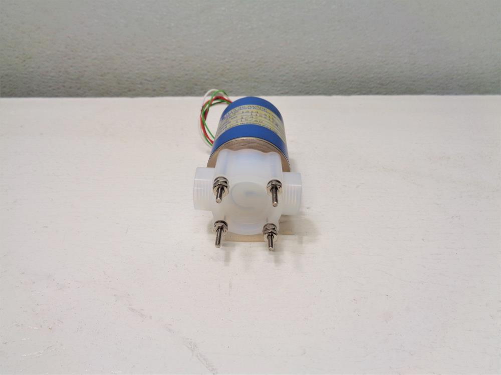 Galtek Fluoroware 1/4" 2-Way Solenoid Valve, Model# 203-1414-415